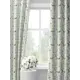 Комплект штор на шторной ленте Decoracion Нежные цветы 145x275 см цвет белый зеленый желтый
