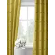 Комплект штор на шторной ленте Decoracion Нежные цветы 145x275 см цвет зеленый желтый