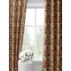 Комплект штор на шторной ленте Decoracion Цветочное ассорти 145x275 см цвет коричневый красный