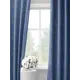 Комплект штор на шторной ленте Decoracion Цветочное ассорти 145x275 см цвет синий оранжевый