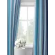 Комплект штор на шторной ленте Decoracion Разноцветные полоски 145x275 см цвет синий голубой светло-серый