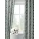 Комплект штор на шторной ленте Decoracion Цветущие розы 145x275 см цвет голубой бордовый оливковый