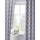 Комплект штор на шторной ленте Decoracion Бурундуки в цветочках 145x275 см цвет зеленый коричневый сиреневый