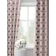 Комплект штор на шторной ленте Decoracion Цветочный ёжик 145x275 см цвет коричневый розовый оливковый