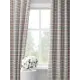 Комплект штор на шторной ленте Decoracion Клетка Брайтон 145x275 см цвет белый серый бордовый