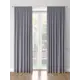 Комплект штор на шторной ленте Decoracion Клетка Кембридж 145x275 см цвет розовый темно-серый