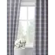 Комплект штор на шторной ленте Decoracion Клетка Буффало 145x275 см цвет сиреневый