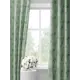 Комплект штор на шторной ленте Decoracion Изящные пальмы 145x275 см цвет зеленый бирюзовый