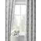 Комплект штор на шторной ленте Decoracion Ромбы с узорами 145x275 см цвет белый серый