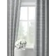 Комплект штор на шторной ленте Decoracion Садовые мотивы 145x275 см цвет серый зеленый