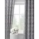 Комплект штор на шторной ленте Decoracion Романтические цветы 145x275 см цвет белый серый лиловый