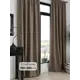 Штора на шторной ленте AT Home Фирам 180x280 см цвет шоколад