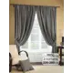 Комплект штор на шторной ленте AT Home Палис 220x280 см цвет графит