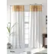 Комплект штор на шторной ленте AT Home Ларинет 150x250 см цвет белый