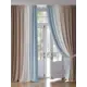 Комплект штор на шторной ленте AT Home Берни 220x320 см цвет капучино