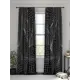 Комплект штор на шторной ленте AT Home Ленбирс 150x270 см цвет черный