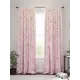 Комплект штор на шторной ленте AT Home Левернис 150x270 см цвет розовый