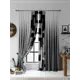 Комплект штор на шторной ленте AT Home Ронкрисен 220x270 см цвет графит