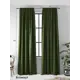Комплект штор на шторной ленте AT Home Блэки-08 150x260 см цвет зеленый