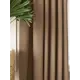Комплект штор на шторной ленте At Home Лианг 150x260 см цвет коричневый/желтый