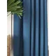 Комплект штор на шторной ленте At Home Широлк 150x260 см цвет синий