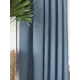 Комплект штор на шторной ленте At Home Шолин 150x260 см цвет синий