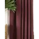 Комплект штор на шторной ленте At Home Петрор 150x260 см цвет бордовый
