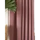 Комплект штор на шторной ленте At Home Ройрис 150x260 см цвет красный/розовый