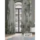 Комплект штор на шторной ленте At Home Ремнитс 150x290 см цвет бежевый/зеленый/серый