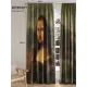 Комплект штор на шторной ленте At Home Лорфикрас 150x240 см цвет бежевый/коричневый/зеленый