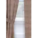 Комплект штор на шторной ленте Lizzy Home 80002, 300x270 см цвет коричневый
