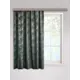 Штора на шторной ленте для кухни Witerra Цветы 135x180 см цвет зеленый