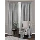 Комплект штор на шторной ленте Daily By T Дарли 400x260 см цвет серый