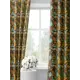 Шторы на шторной ленте decoracion С разноцветными листьями #33020106, 145x275см, цвет коричневый и зеленый