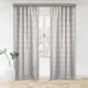 Комплект штор на шторной ленте Witerra Штрих 190x275 см цвет серый