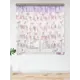 Комплект штор на шторной ленте Witerra для кухни Кантри 285x160 см цвет сирень