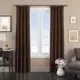 Штора на шторной ленте Eleganta Velvet 400x270 см цвет венге