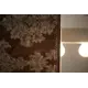 Штора на шторной ленте Eleganta Monogram 400x270 см цвет темно-коричневый