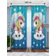 Тюль на шторной ленте Homepick Poni na Oblake 290x265 см цвет синий