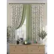 Штора на шторной ленте для кухни Helga Авиронс 150x180 см цвет белый