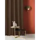 Штора на шторной ленте блэкаут Helga Мигиел 150x270 см цвет коричневый