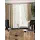 Штора на шторной ленте для кухни Helga Ульна 150x180 см цвет бежевый