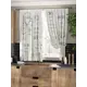 Штора на шторной ленте для кухни Helga Лирфо 150x180 см цвет белый