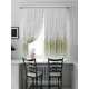 Штора на шторной ленте для кухни Helga Тименевис 150x180 см цвет бежевый