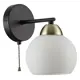 Настенный светильник Lumion Rowan 4595-1w цвет бронза, черный