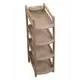 Этажерка для обуви No name 25x81x41 см 4 полки полипропилен цвет серый