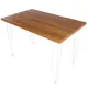 Кухонный стол прямоугольный Solarius Loft 120x80 см массив сосны цвет ольха 710-10556