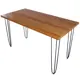 Кухонный стол прямоугольный Solarius Loft 130x60 см массив сосны цвет ольха 710-10538
