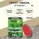Грунт-эмаль по ржавчине 3в1 Paint Guard глянцевая алкидная красная 1л