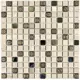 Декоративная мозаика Granito U00005557 Milan-2ekb 30.5x30.5см цвет Серый / серебристый